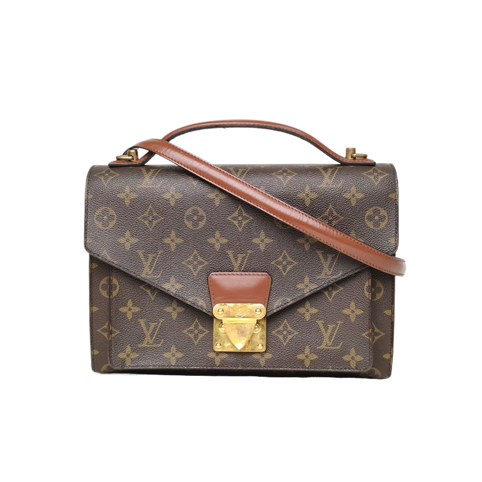 Louis Vuitton Vintage Monceau Briefcase in Monogram PVC