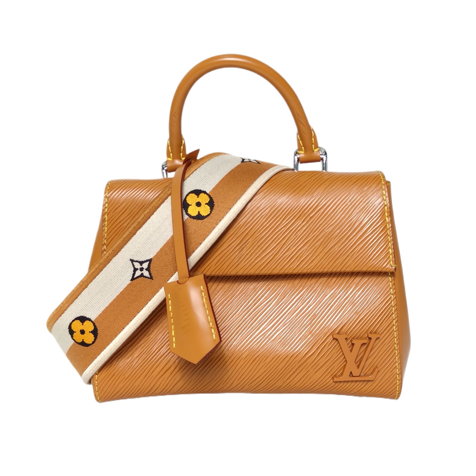 Louis Vuitton Cluny Mini 20 Bag in Caramel Epi Leather
