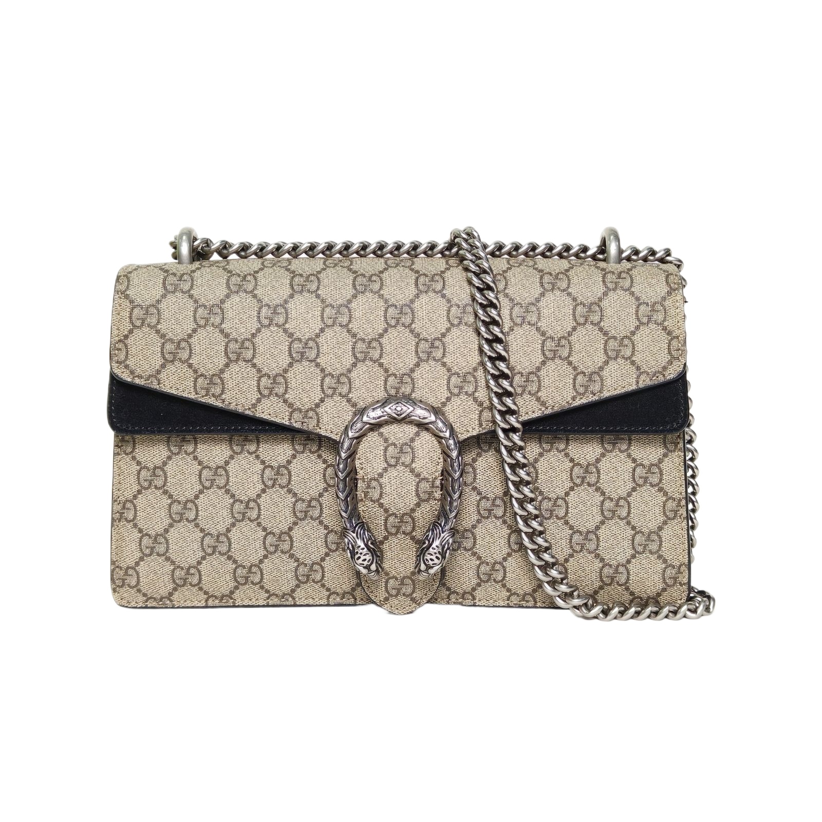 Gucci Dionysus Medium 28 Black PVC Shoulder Bag