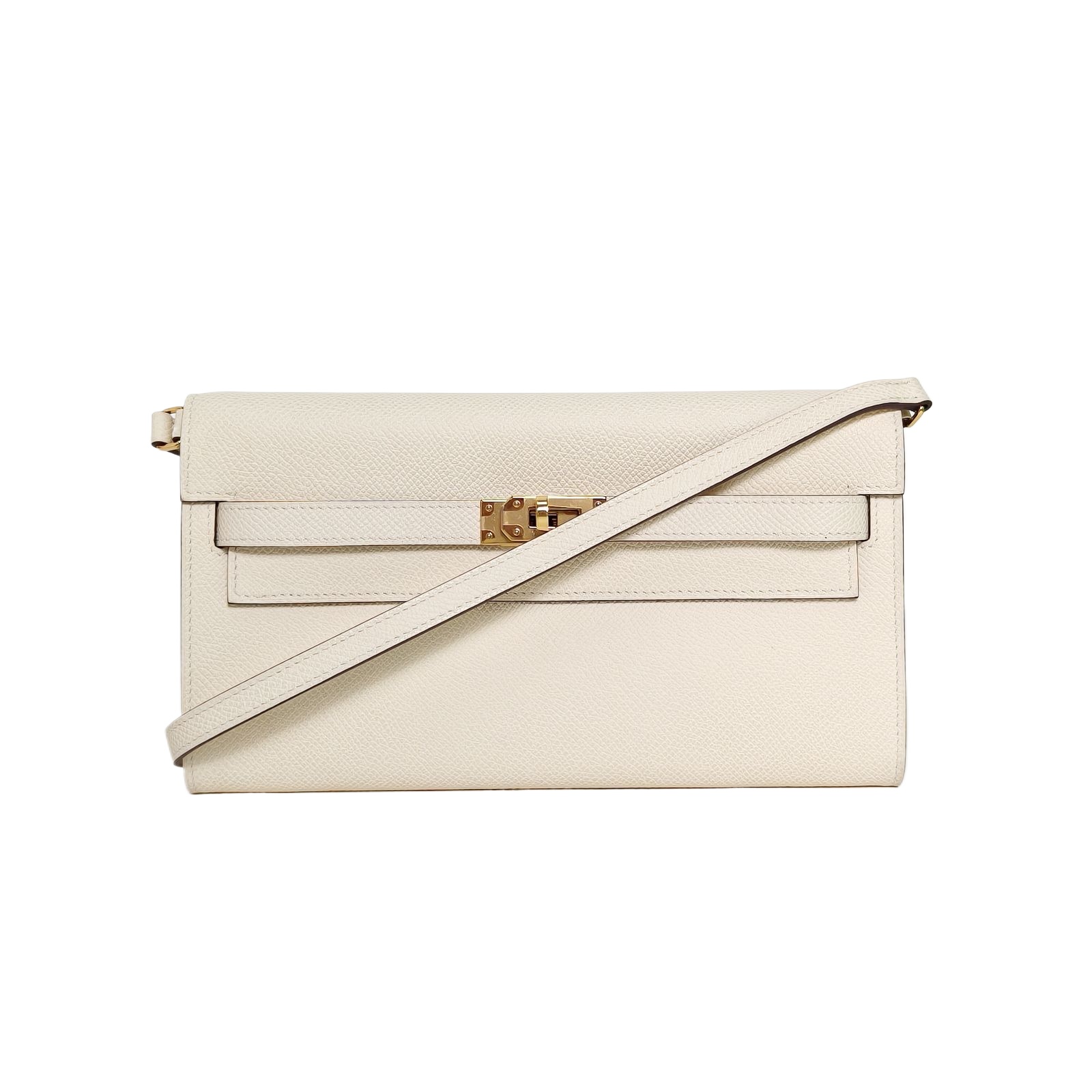 Hermes Kelly Long To Go in I2 Nata Epsom Leather