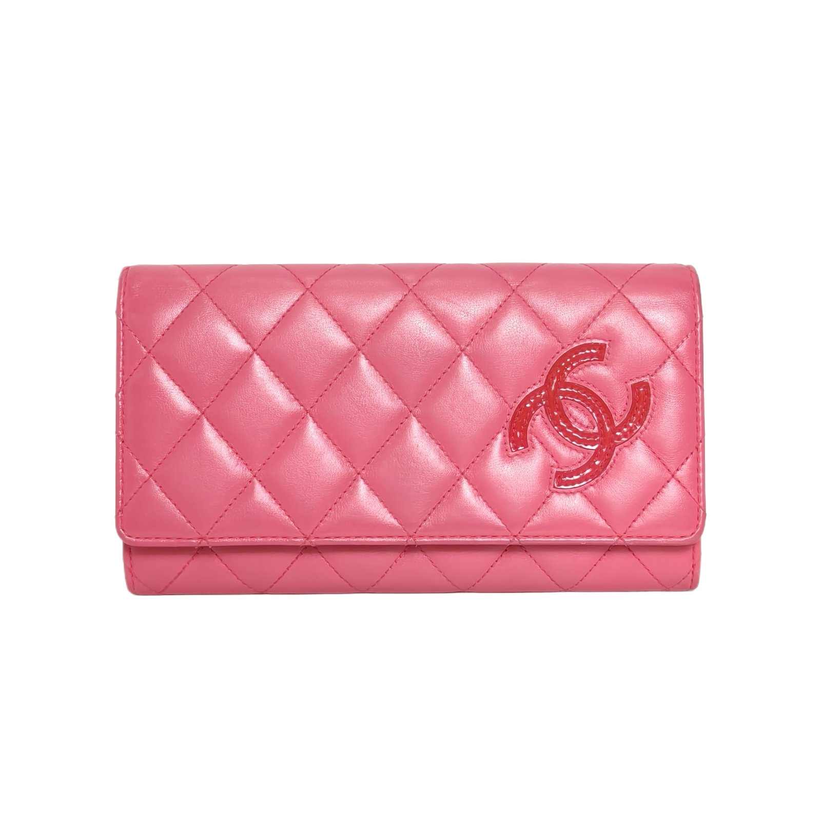 Chanel Pink Leather Wallet
