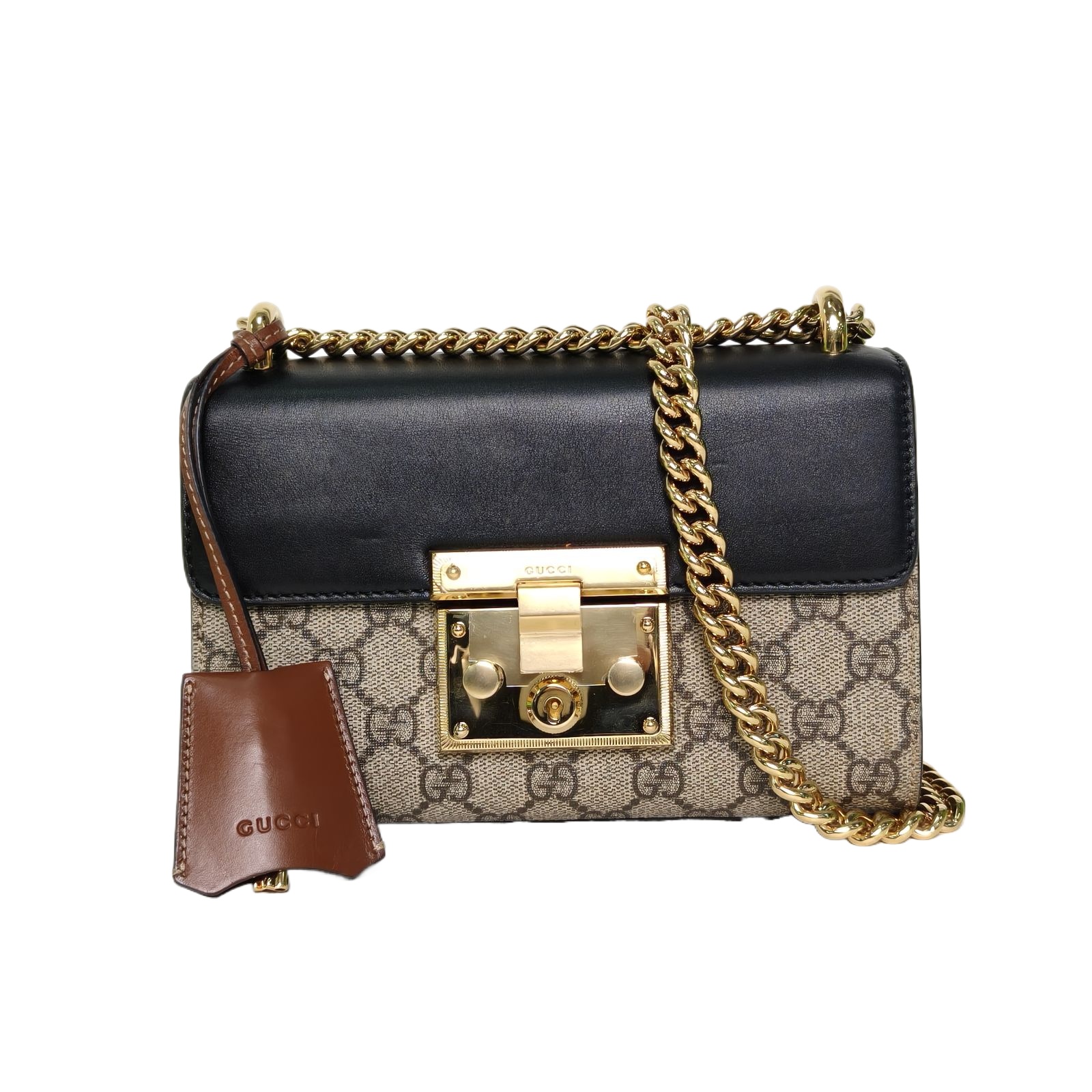 Gucci Padlock Small 20.5cm in Leather & PVC