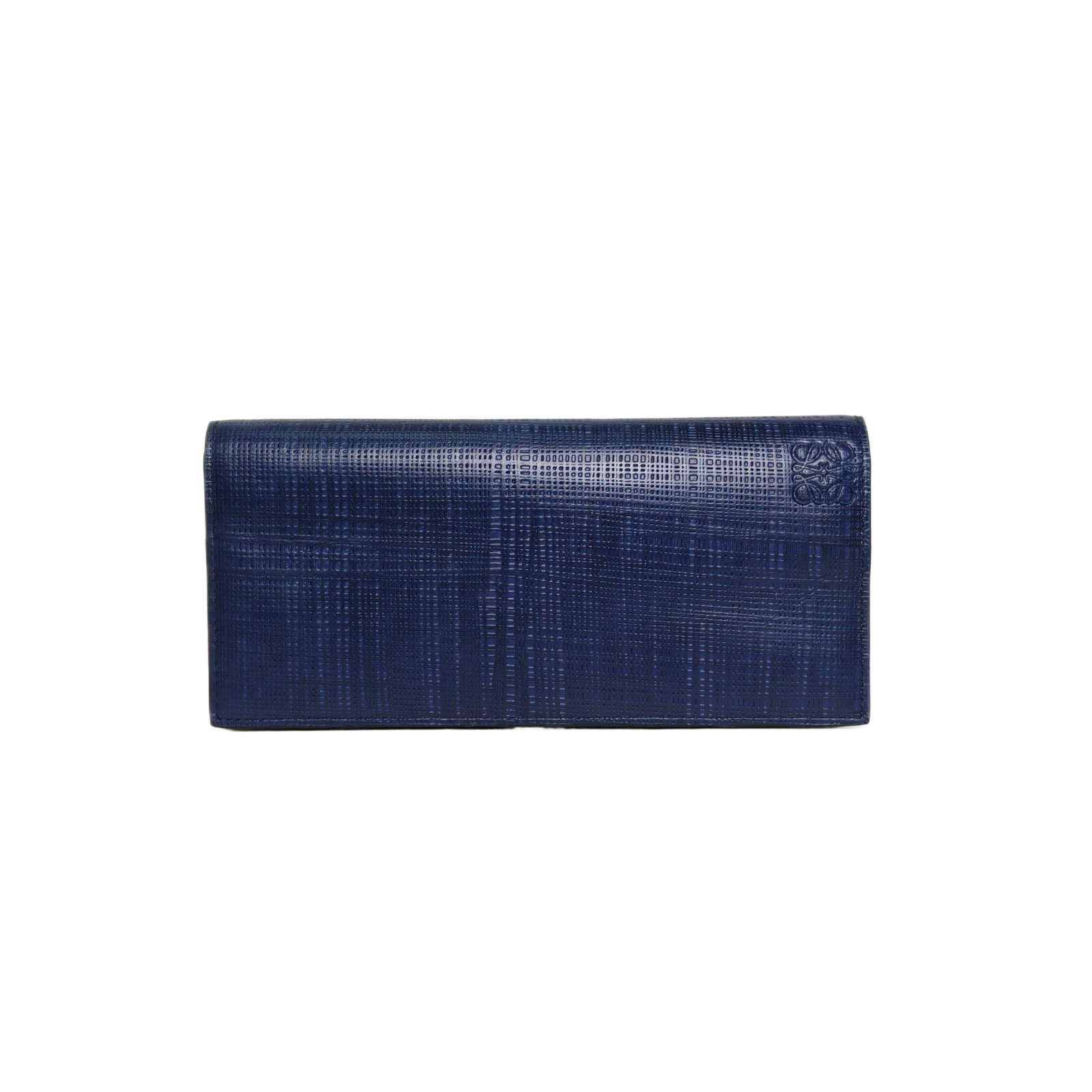 Loewe Long Wallet 19cm in Blue Leather