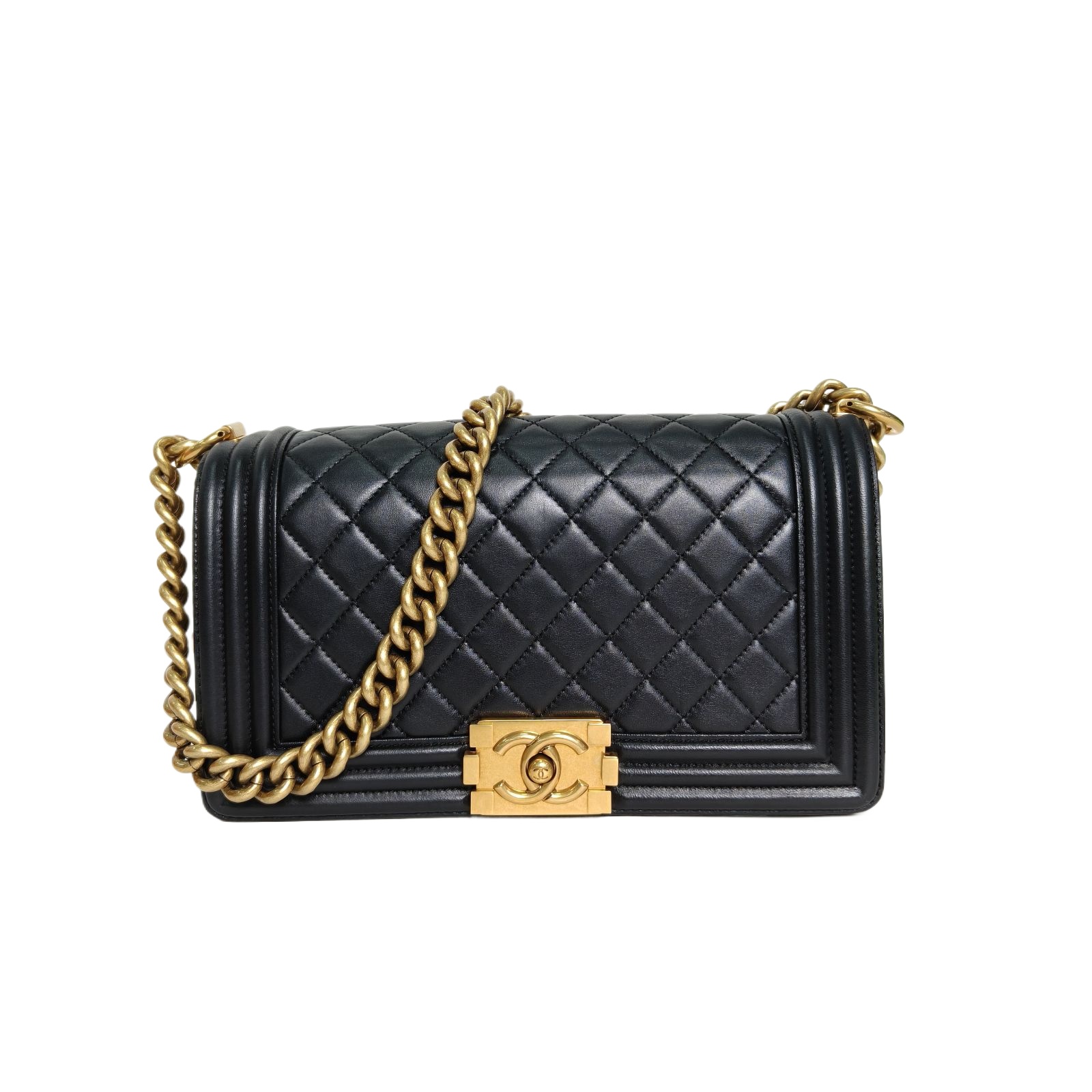 Chanel Leboy Medium 25cm in Black Leather