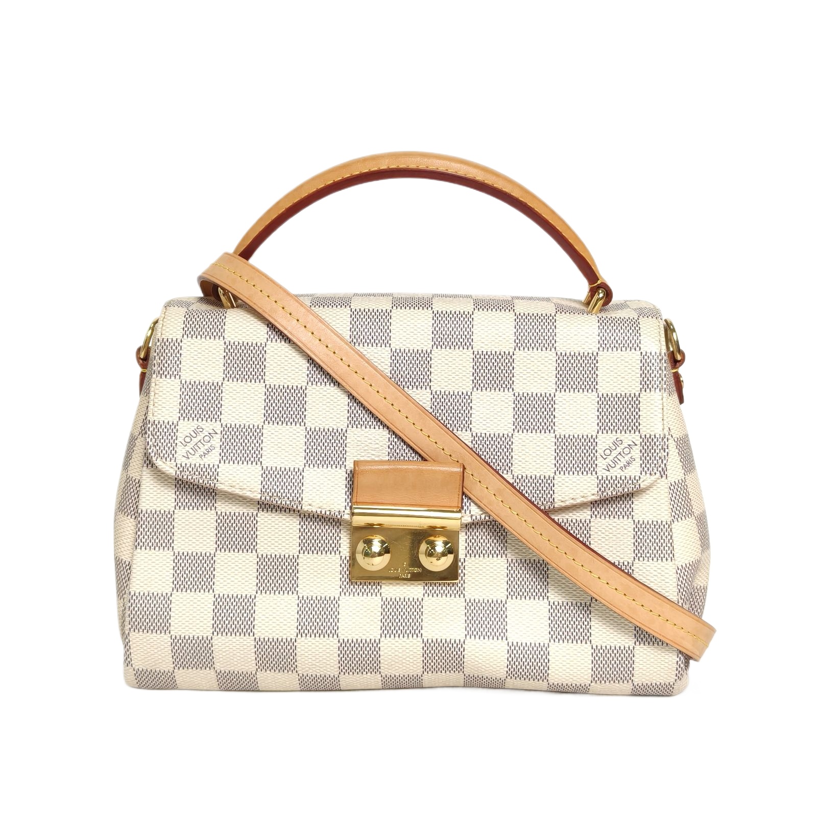 Louis Vuitton Croisette 24cm in Damier Azur PVC