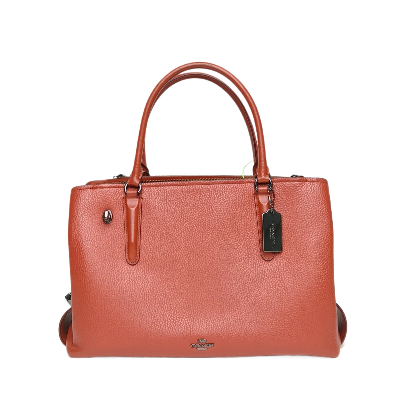 Coach Carryall Burnt Orange Pebbled Leather