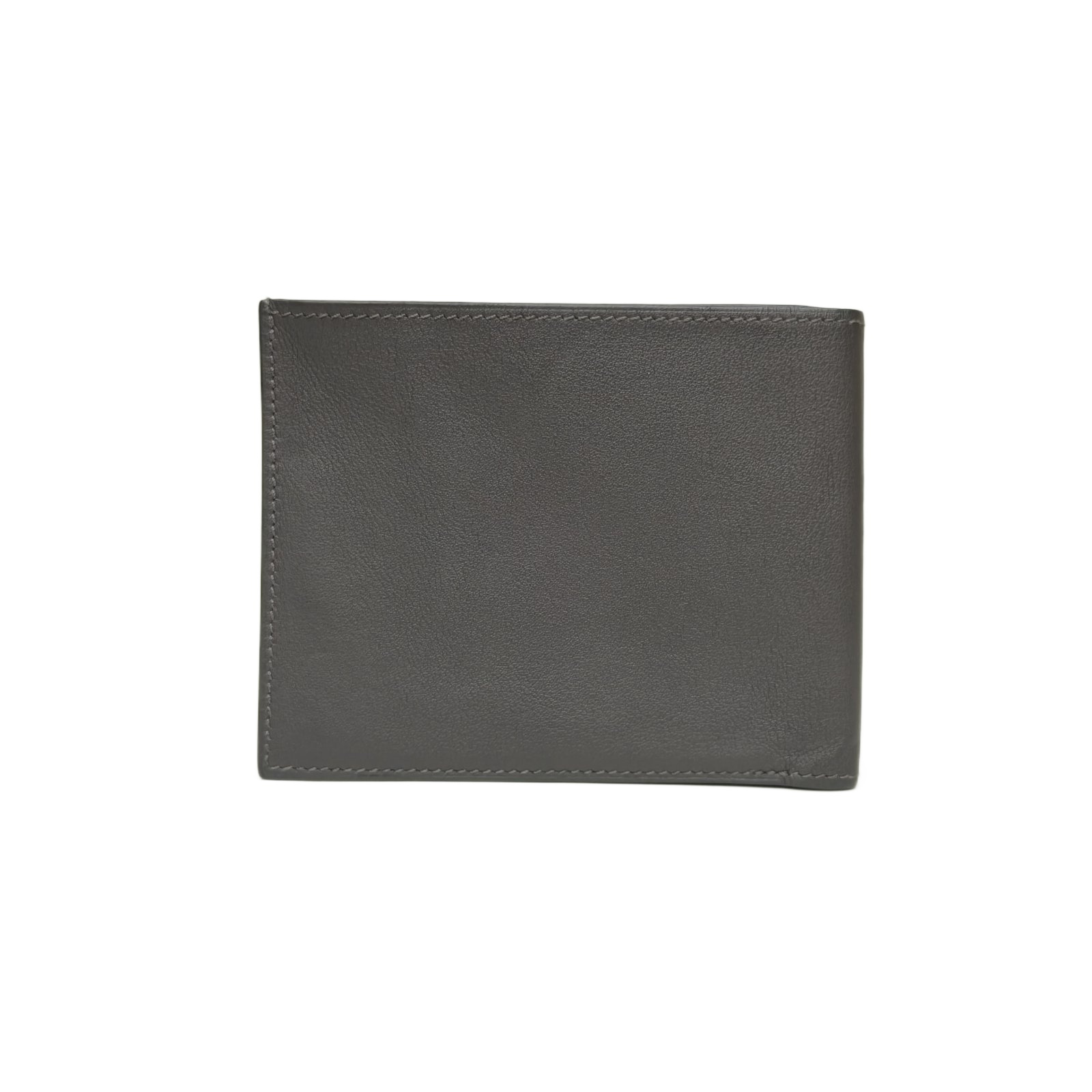 Hermes Wallet 85 Grey Swift Leather