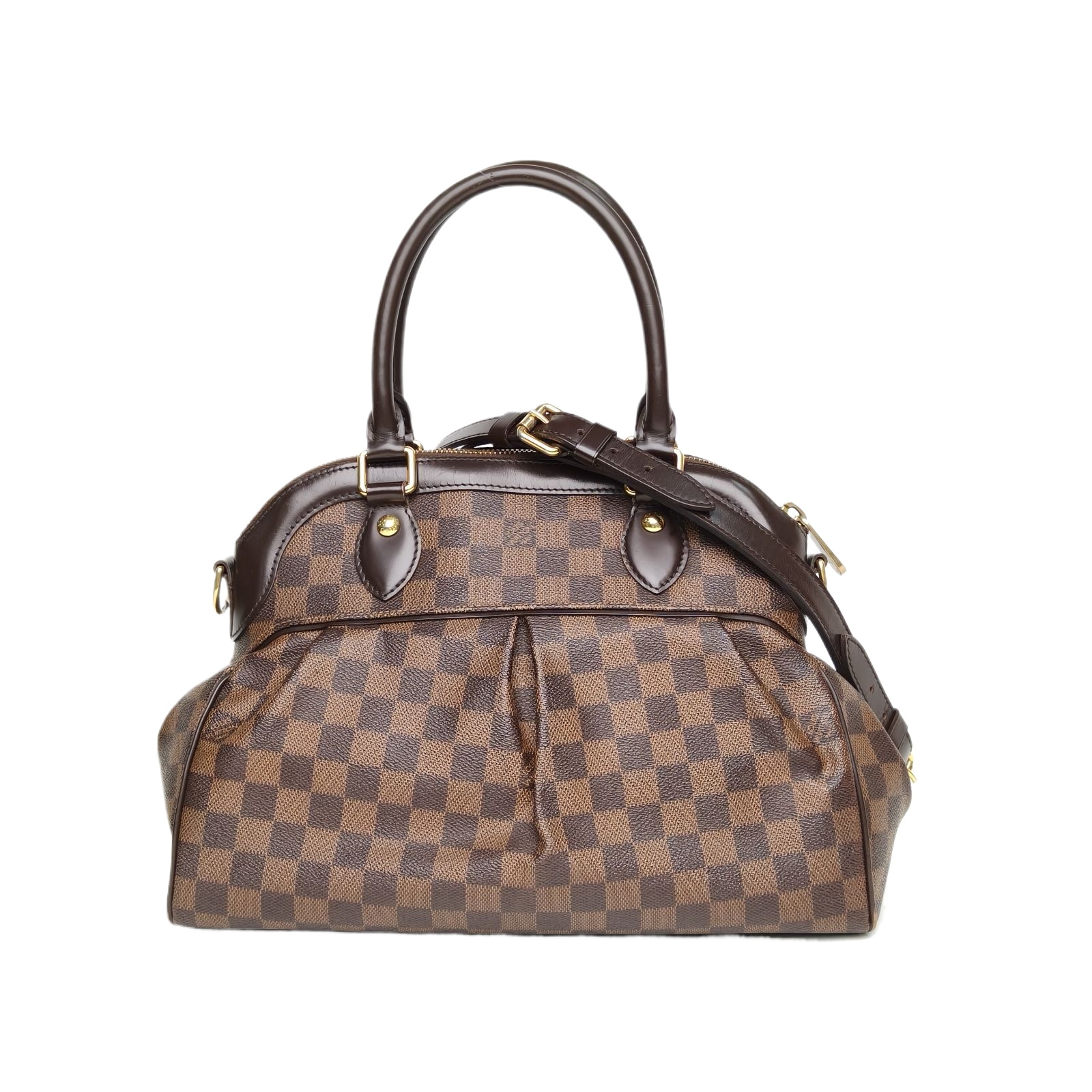 Louis Vuitton Trevi PM 35 Damier Ebene Coated Canvas
