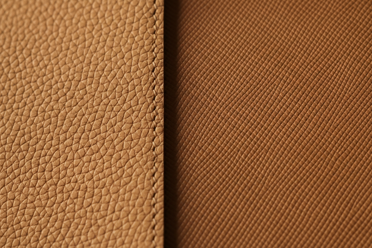 Close-up of the single top handle and shoulder strap hardware on a vintage Hermes Kelly.